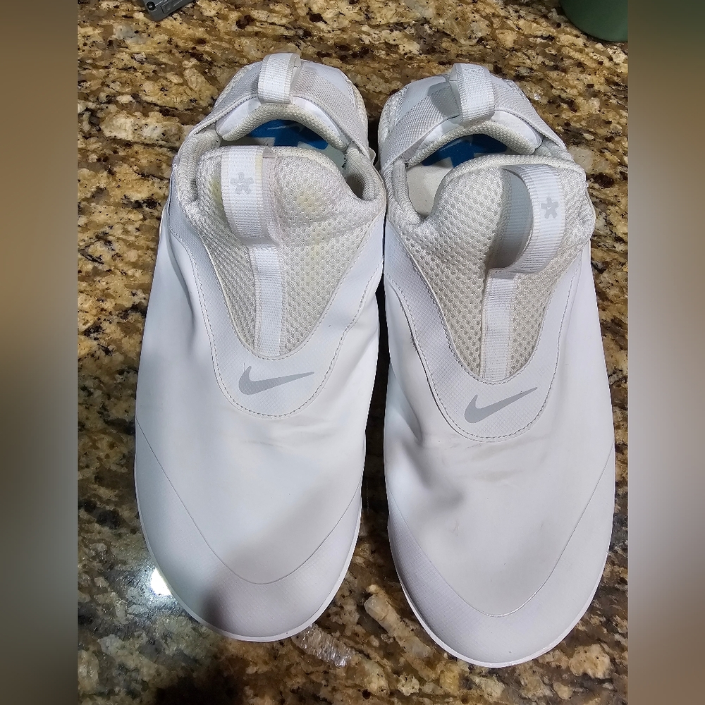 Nike White Athletic Slip-Ons medical nursing shoes
